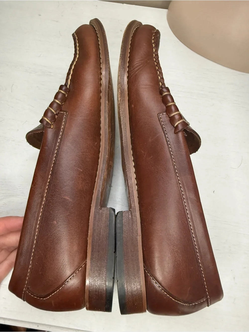 G.H Bass Weejun Mens Leather Slip-On Penny Loafer Casual Shoes Size 10.5